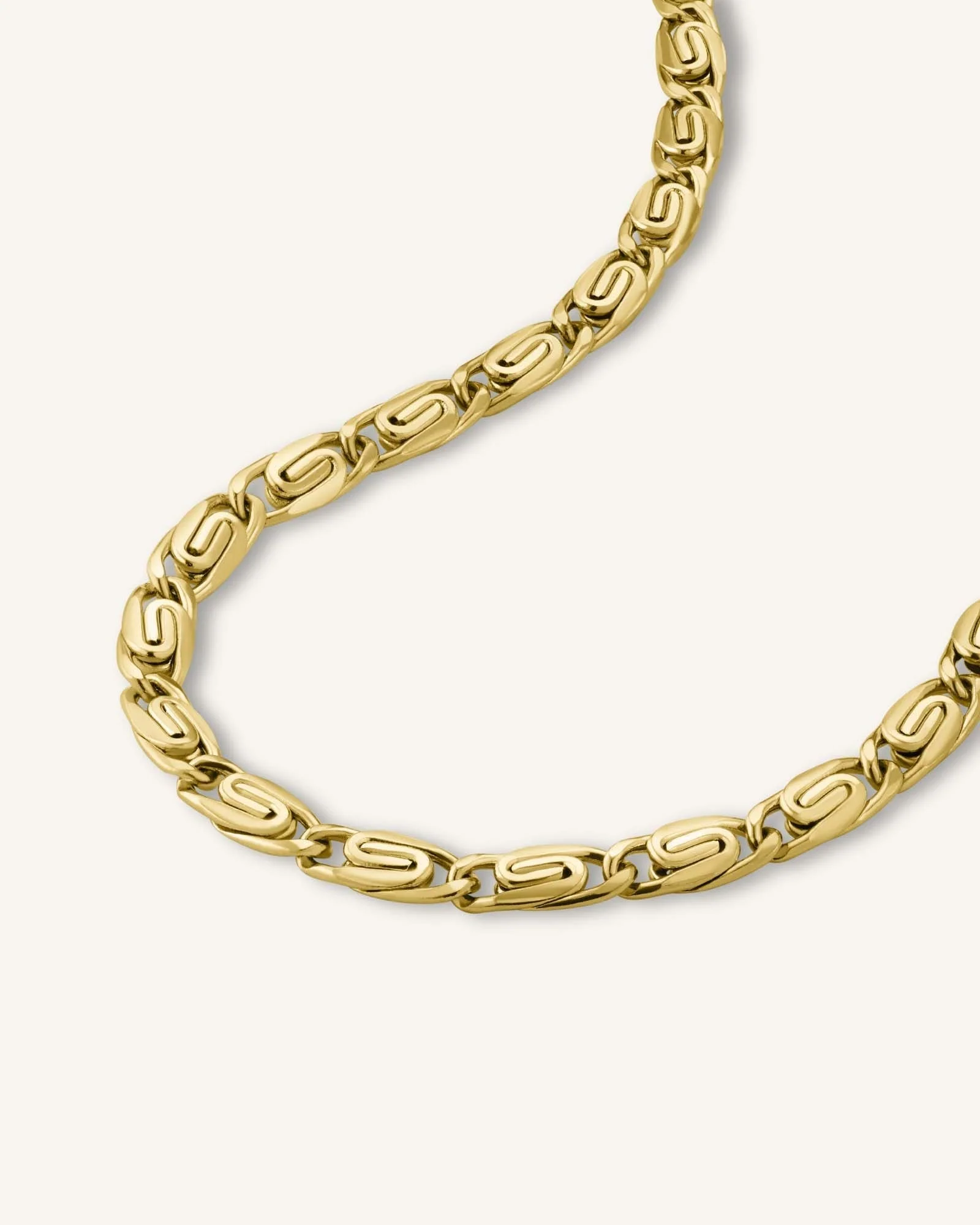 Swirl Bracelet Gold - Image 4