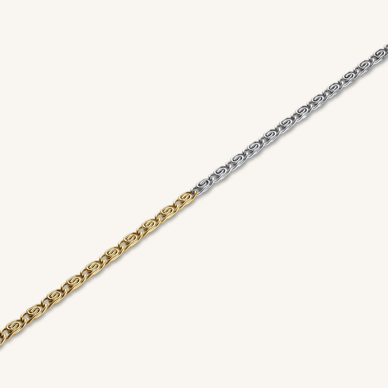 Duotone Swirl Necklace - Image 3