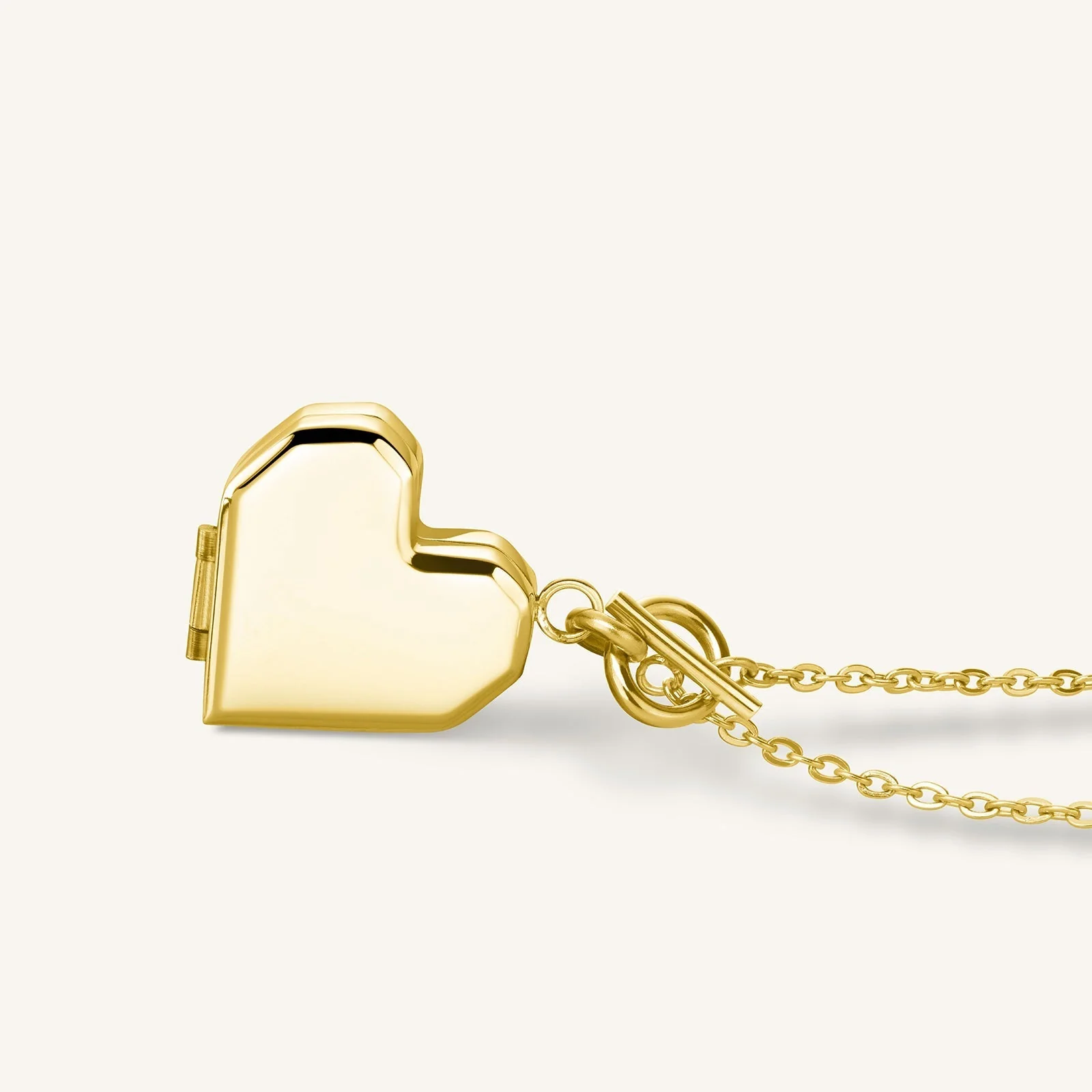 Heart Locket Gold - Image 4