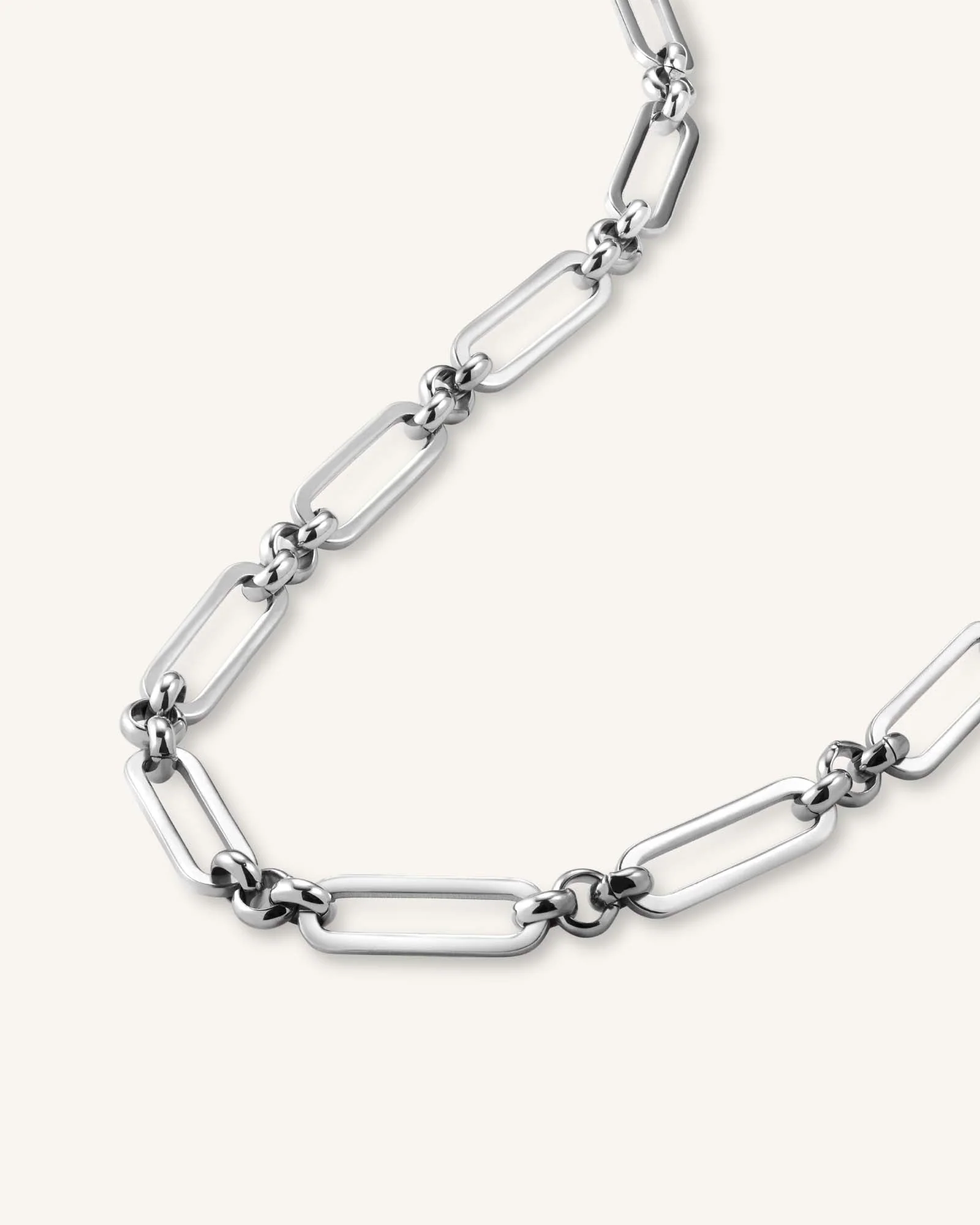 Chunky Necklace Silver - Image 3