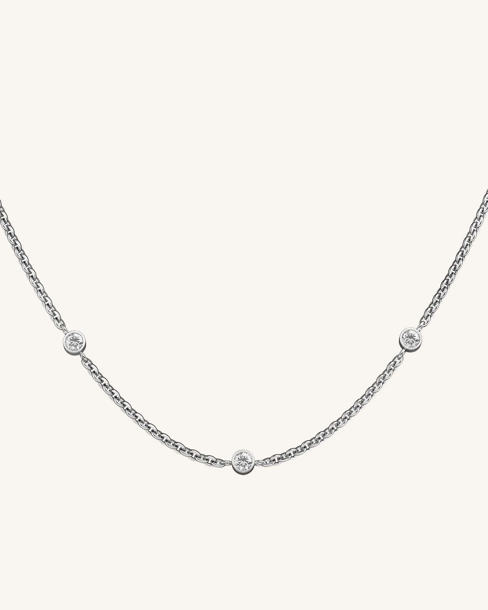 3 Birthstone Necklace - Image 3