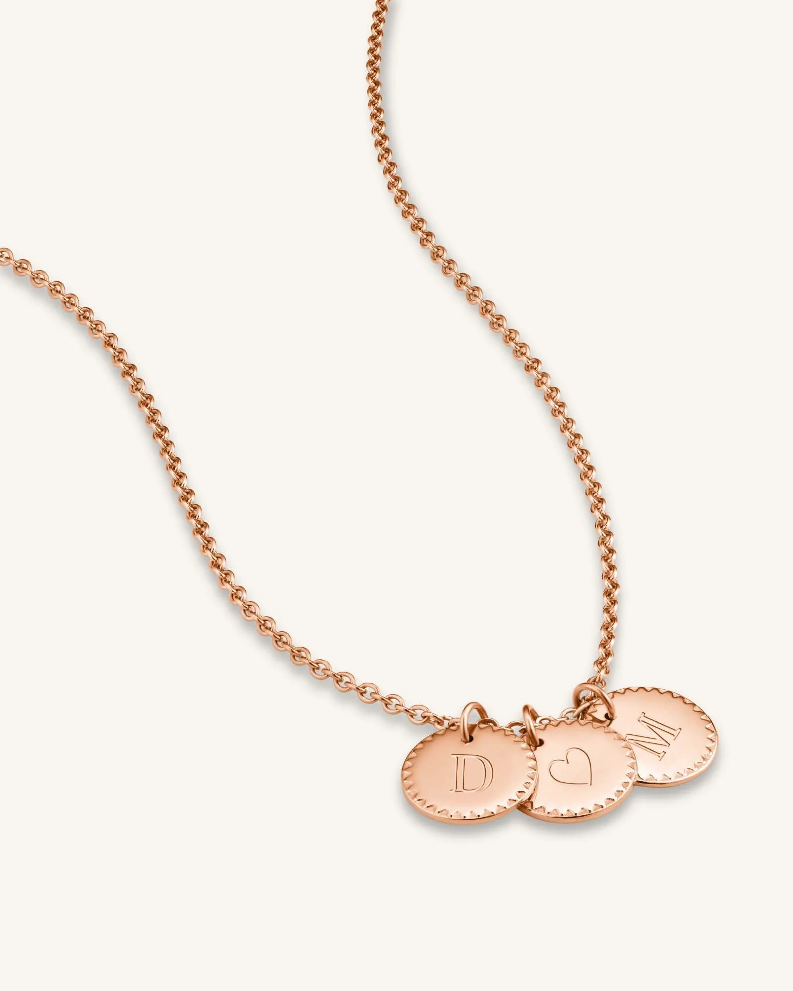 3 Coin Charm Necklace - Image 6