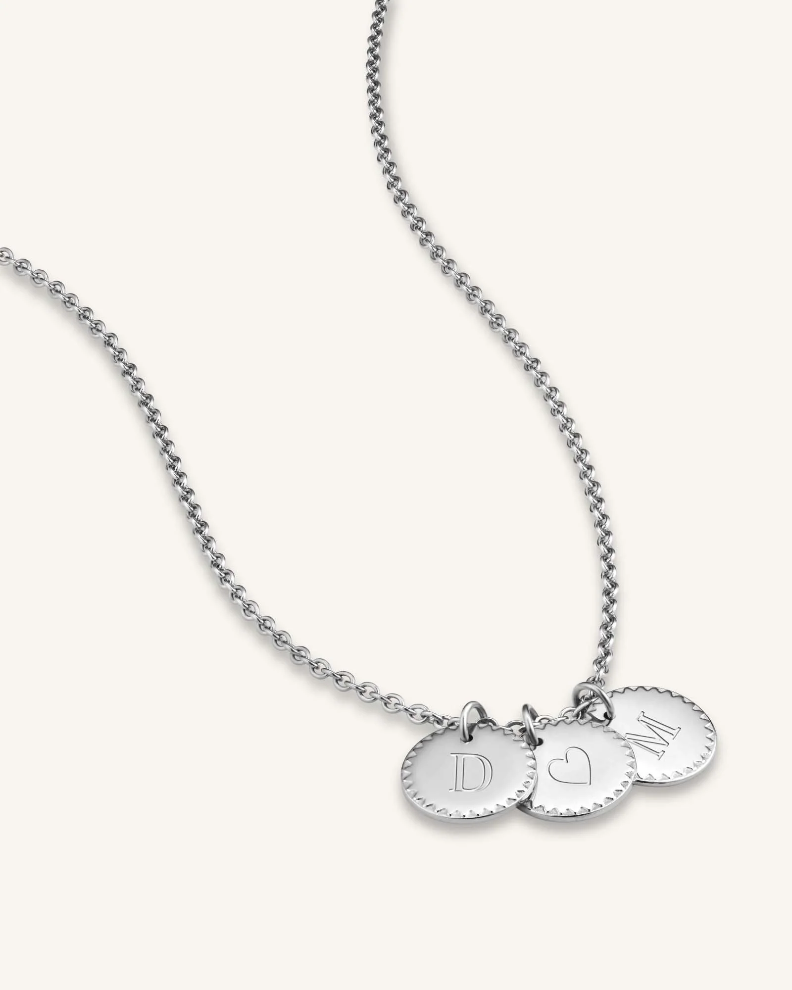 3 Coin Charm Necklace - Image 8