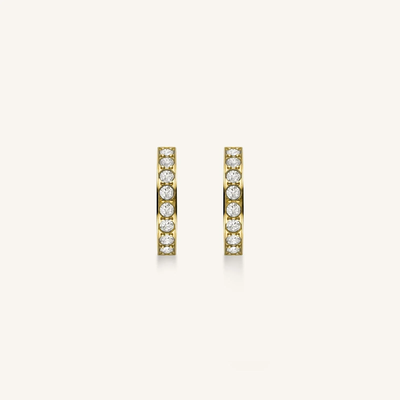 Crystal Hoop Gold - Image 3