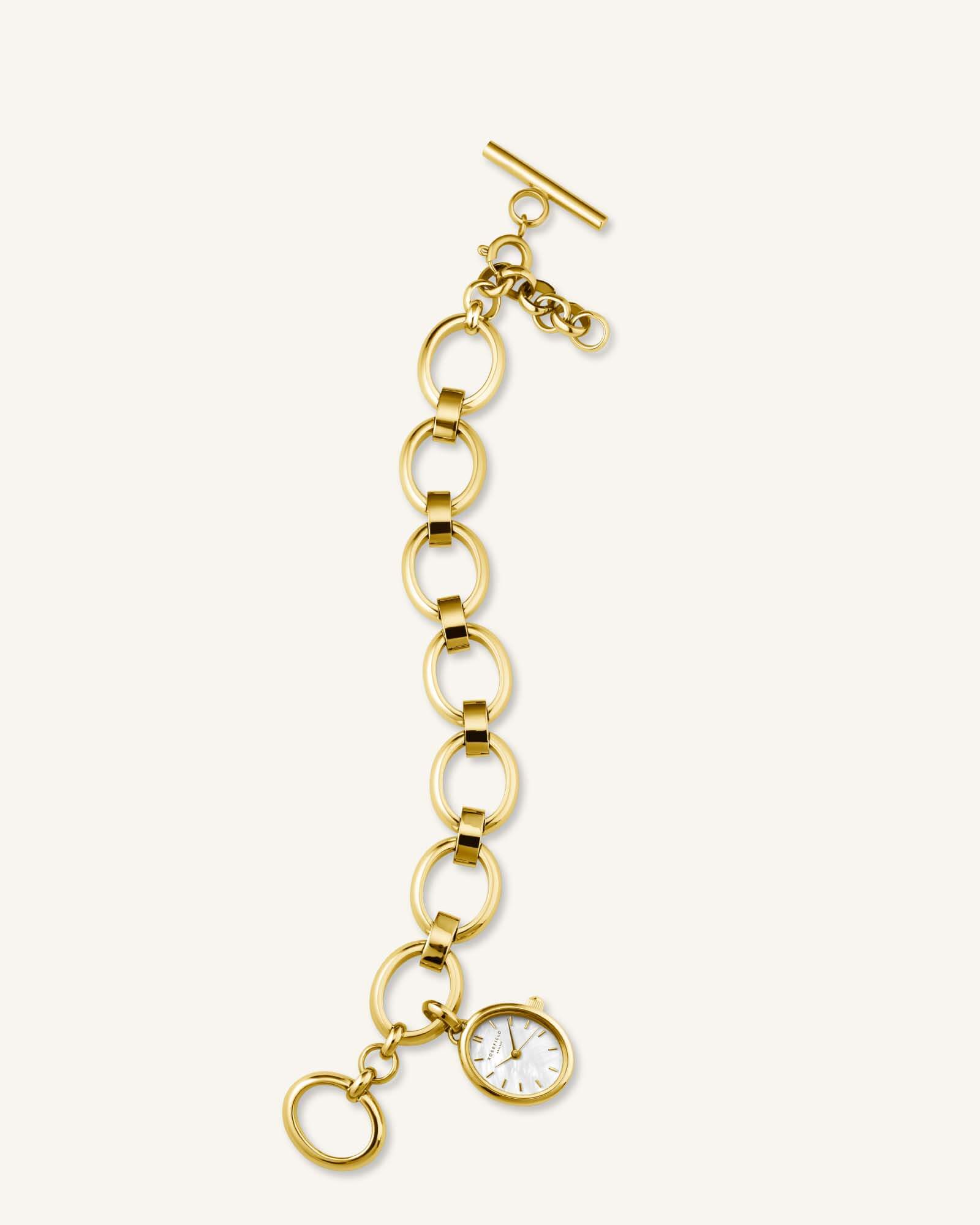 Oval Charm Chain Gold - Image 5