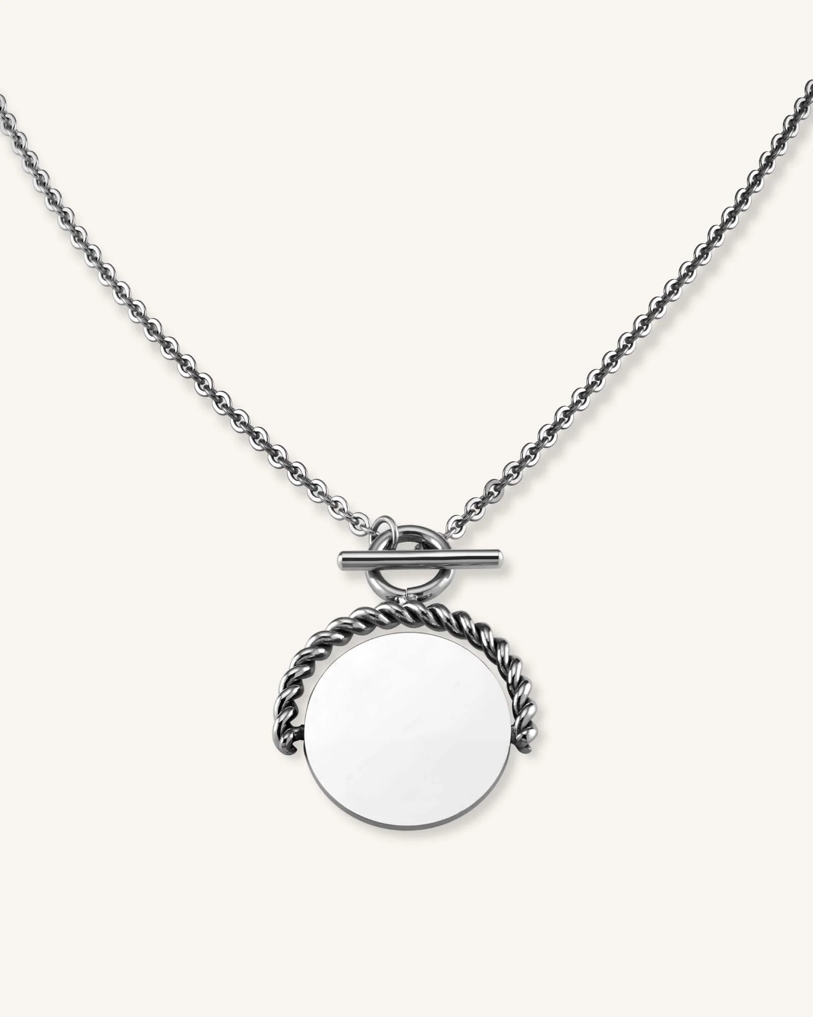 Twisting Coin Necklace - Image 3